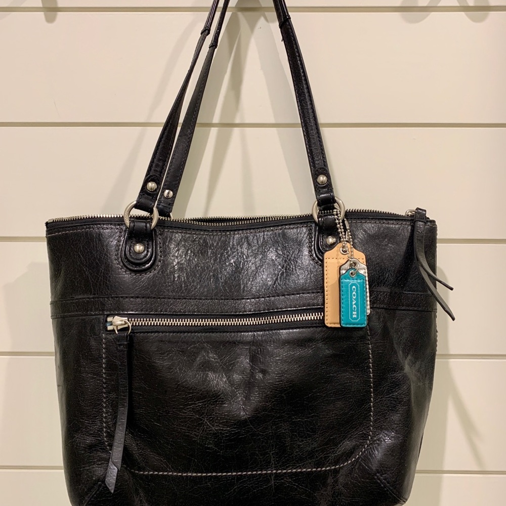 Authentic black Coach bag